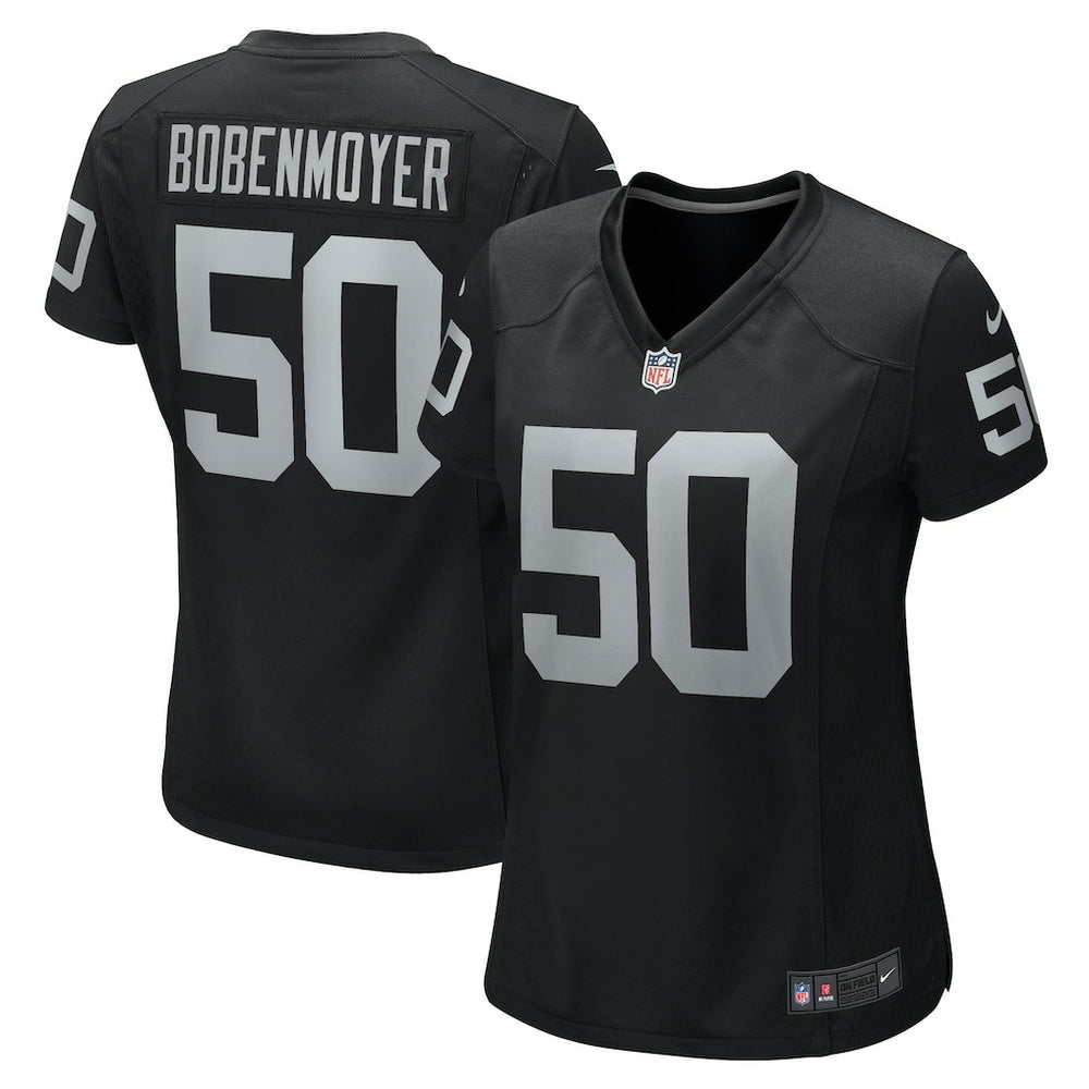 NFL Jacob Bobenmoyer Las Vegas Raiders Women's Game Player Jersey - Black