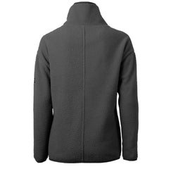 Colorado Rockies Cutter & Buck Women's Roam Cascade Eco Sherpa Fleece Half-Zip Pullover Jacket - Gray Jackets