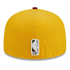 Philadelphia 76ers Fall Leaves 2-Tone 59FIFTY Fitted Hat Yellow/Red