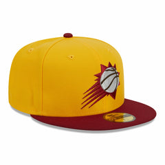 Phoenix Suns Fall Leaves 2-Tone 59FIFTY Fitted Hat Yellow/Red