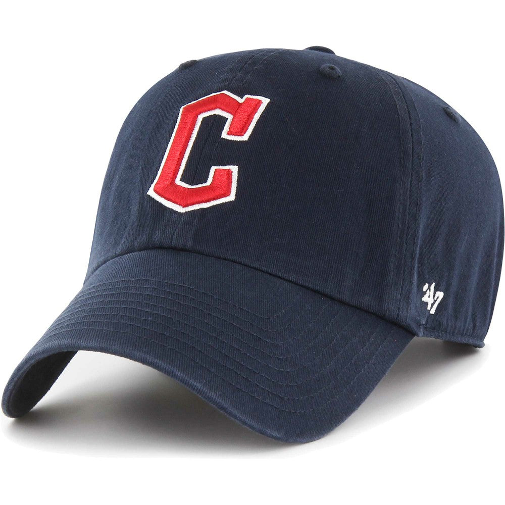 Cleveland Guardians '47 Youth Clean Up Adjustable Hat - Navy Hats