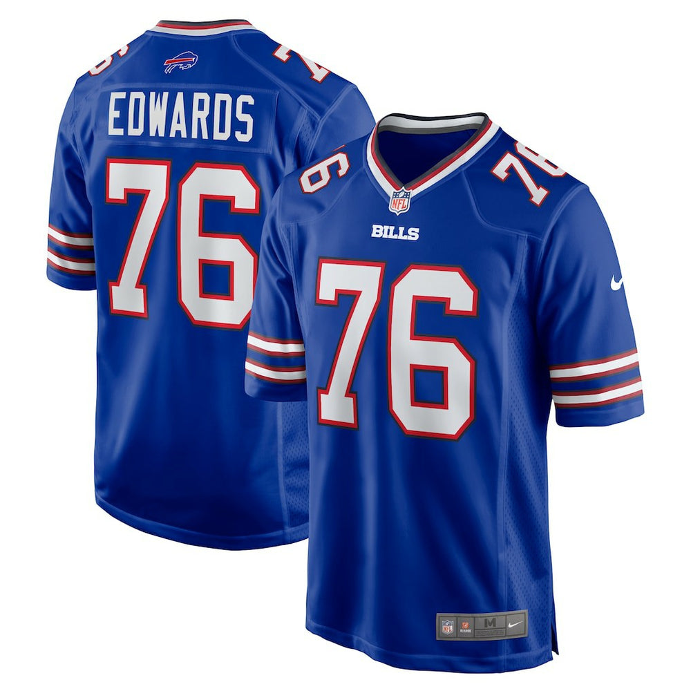 NFL David Edwards Buffalo Bills Game Jersey - Royal