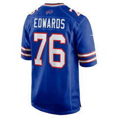 NFL David Edwards Buffalo Bills Game Jersey - Royal