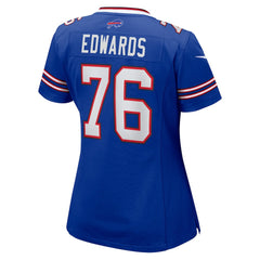 NFL David Edwards Buffalo Bills Women's Game Jersey - Royal