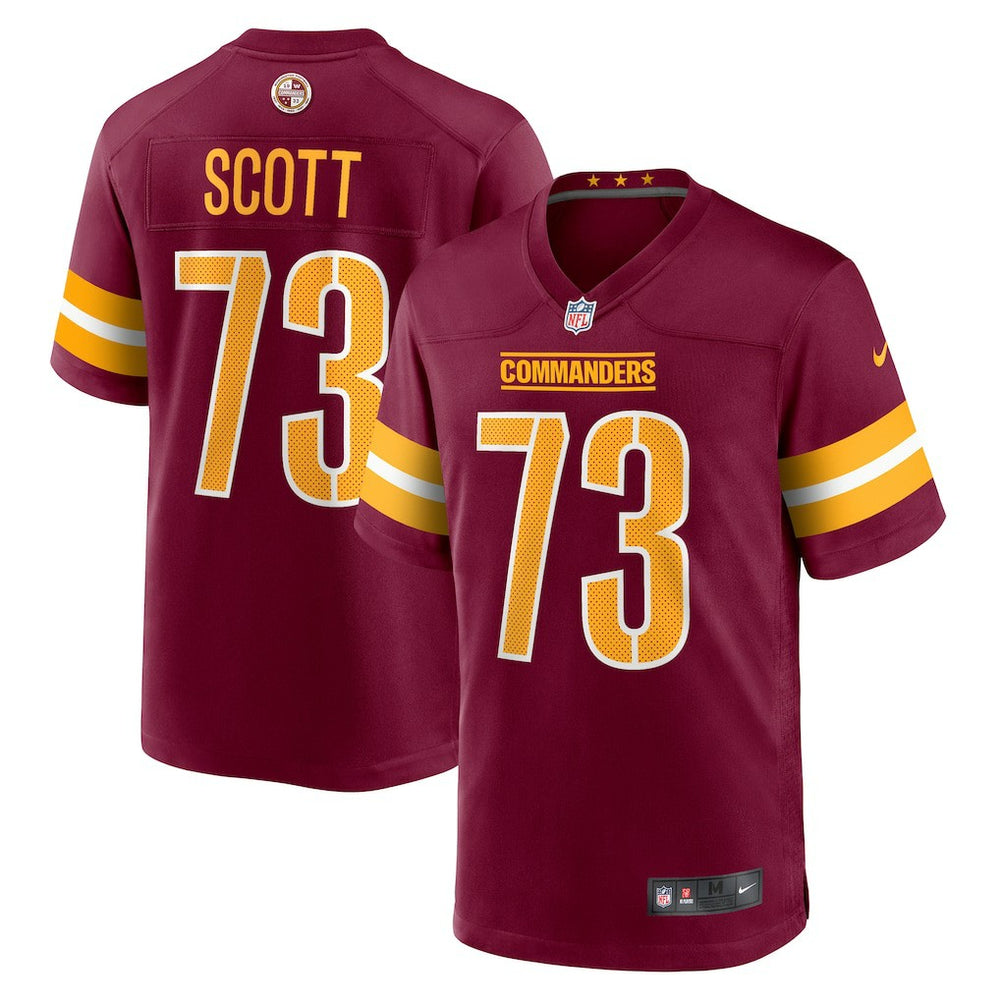 NFL Trent Scott Washington Commanders Game Jersey - Burgundy