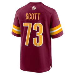 NFL Trent Scott Washington Commanders Game Jersey - Burgundy
