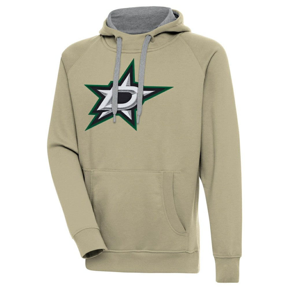 NHL Dallas Stars Antigua Victory Pullover Hoodie - Khaki