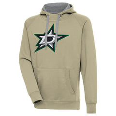 NHL Dallas Stars Antigua Victory Pullover Hoodie - Khaki