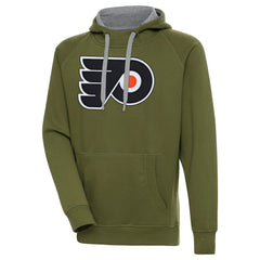 NHL Philadelphia Flyers Antigua Victory Pullover Hoodie - Olive