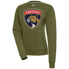 NHL Florida Panthers Antigua Women's Victory Pullover Sweatshirt - Olive