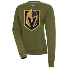 NHL Vegas Golden Knights Antigua Women's Victory Pullover Sweatshirt - Olive