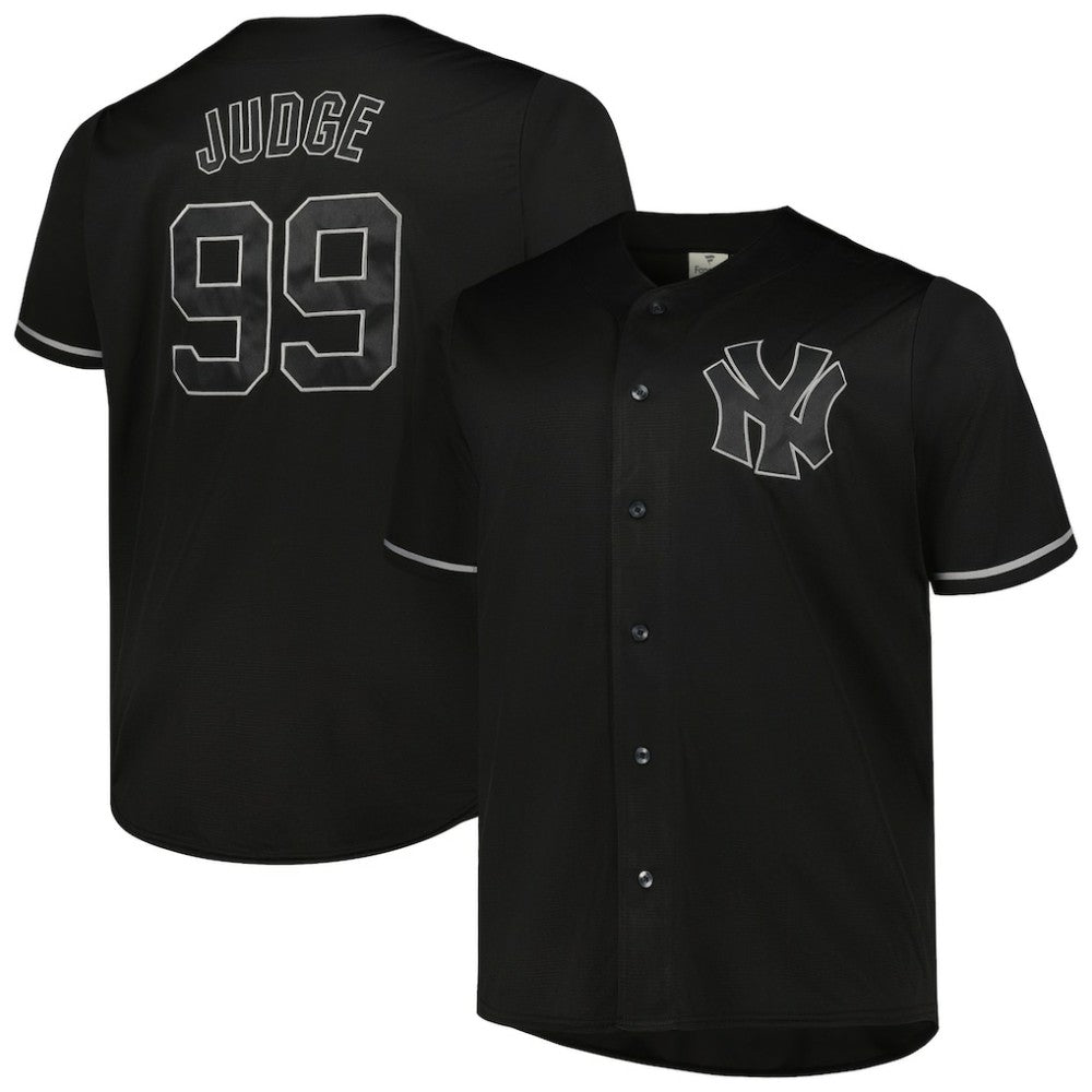 MLB Aaron Judge New York Yankees Big & Tall Pop Fashion Jersey - Black