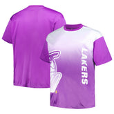 Los Angeles Lakers Big & Tall Sublimated T-Shirt Purple