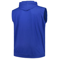 Philadelphia 76ers Big & Tall Jersey Muscle Pullover Hoodie Royal