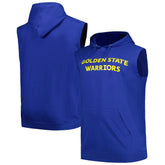 Golden State Warriors Big & Tall Jersey Muscle Pullover Hoodie Royal