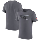 Paris Saint-Germain Verbiage T-Shirt Gray