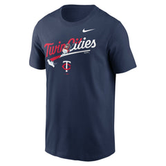 Minnesota Twins Nike Twin Cities Snow Hometown T-Shirt - Navy T-shirts