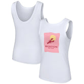 Boston Red Sox Lusso Style Women's Lindy Tank Top - White Tanks