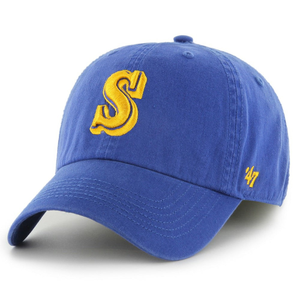 Seattle Mariners '47 Cooperstown Collection Franchise Fitted Hat - Royal Hats