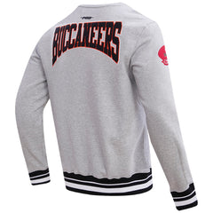 Tampa Bay Buccaneers Pro Standard Crest Emblem Pullover Sweatshirt Heather Gray