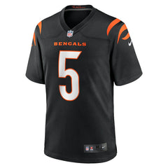 NFL Tee Higgins Cincinnati Bengals Game Player Jersey - Black