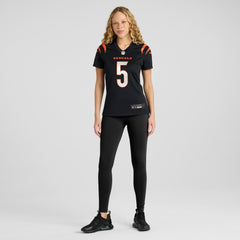 NFL Tee Higgins Cincinnati Bengals Women's Game Player Jersey - Black