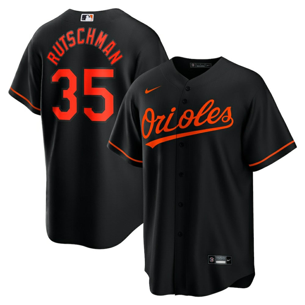 MLB Adley Rutschman Baltimore Orioles Nike Alternate Replica Player Jersey - Black