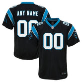 NFL Carolina Panthers Youth Custom Game Jersey - Black