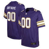 NFL Minnesota Vikings Youth Classic Custom Game Jersey - Purple