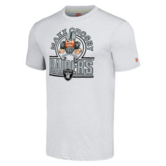 Maxx Crosby Las Vegas Raiders Homage Unisex Caricature Player Tri-Blend T-Shirt Ash