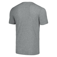 Barry Sanders Detroit Lions Homage Unisex Caricature Retired Player Tri-Blend T-Shirt Gray
