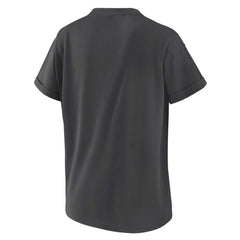 New York Giants WEAR by Erin Andrews Women's Boyfriend T-Shirt Charcoal