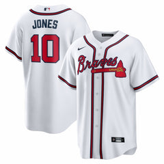 Chipper Jones Atlanta Braves Nike Home Retired Player Replica Jersey - White Jerseys
