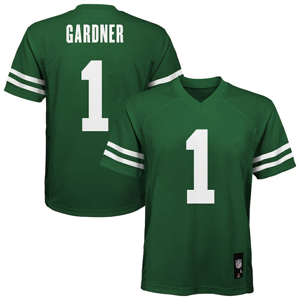 NFL Ahmad Sauce Gardner New York Jets Youth Replica Player Jersey - Green sale