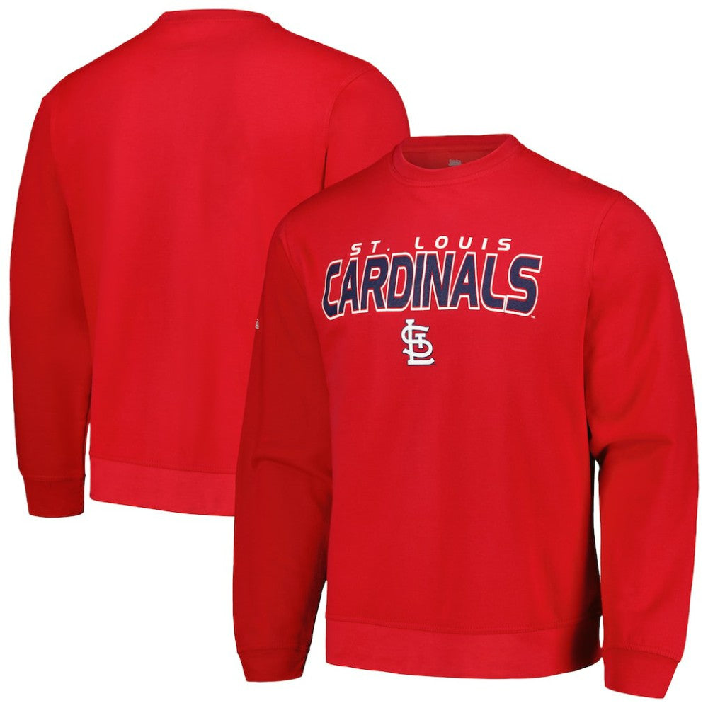 St. Louis Cardinals Stitches Pullover Sweatshirt - Red Pullover