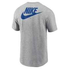 Detroit Tigers Nike Cooperstown Collection Large Logo 2-Hit T-Shirt - Heather Gray T-shirts