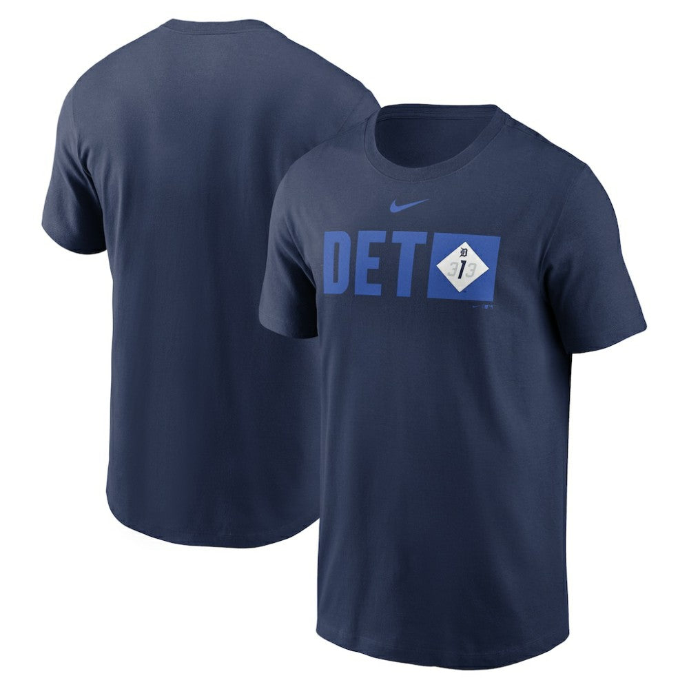Detroit Tigers Nike City Connect Tricode T-Shirt - Navy T-shirts