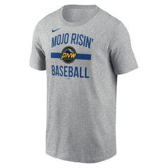 Seattle Mariners Nike City Connect Arched Team Phrase T-Shirt - Heather Gray T-shirts