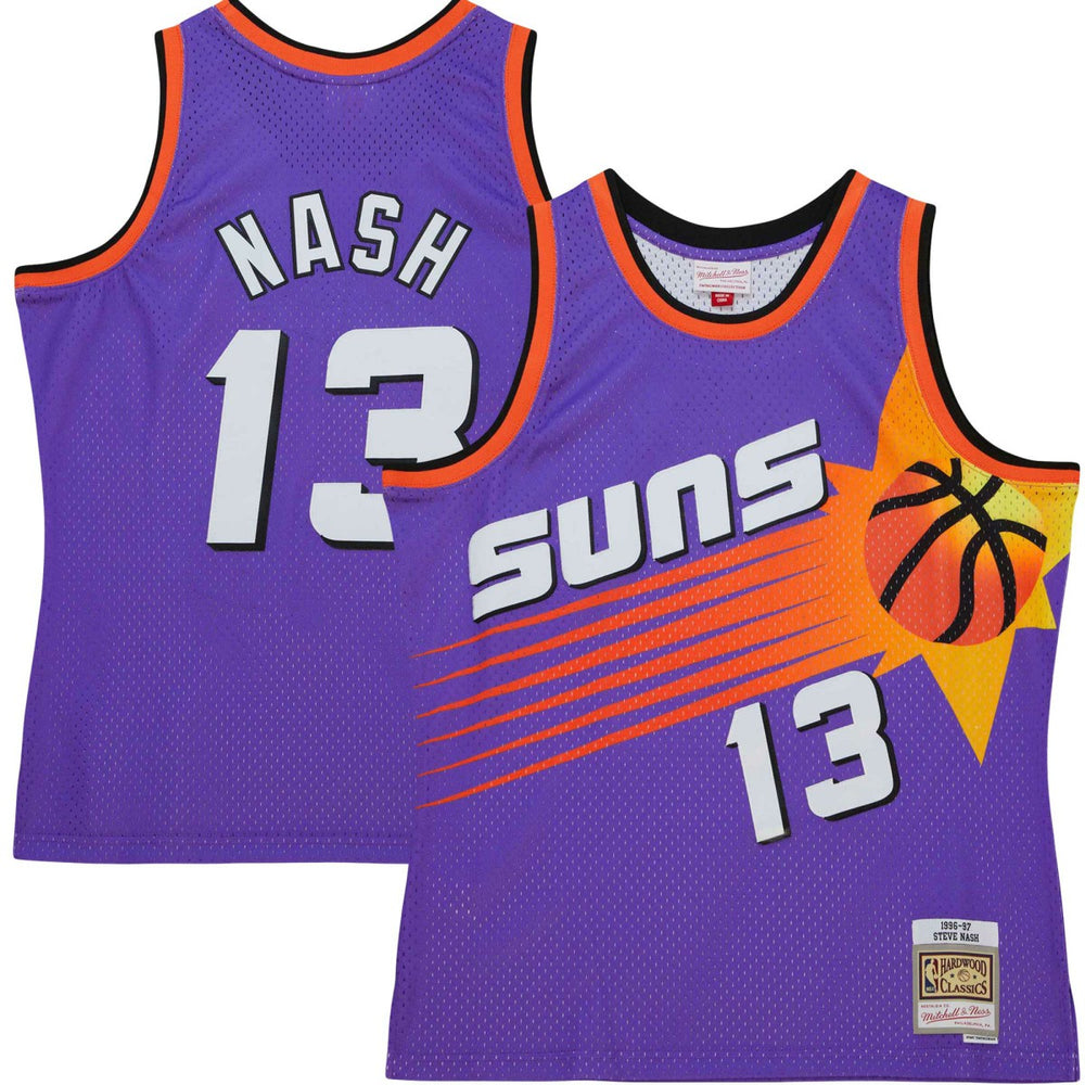 NBA Steve Nash Phoenix Suns Hardwood Classics 1996/97 Tropical Swingman Jersey - Purple