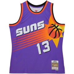 NBA Steve Nash Phoenix Suns Hardwood Classics 1996/97 Tropical Swingman Jersey - Purple