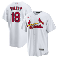 MLB Jordan Walker St. Louis Cardinals Nike Home Official Replica Player Jersey - White