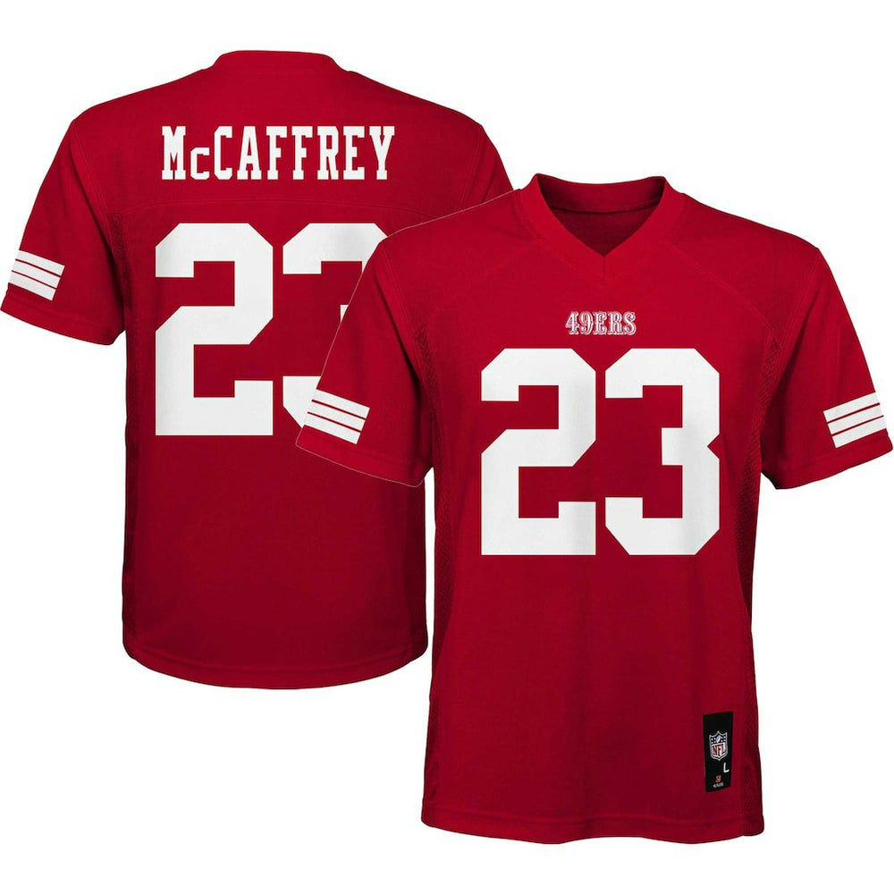 NFL Christian McCaffrey San Francisco 49ers Preschool Replica Player Jersey - Scarlet on sale