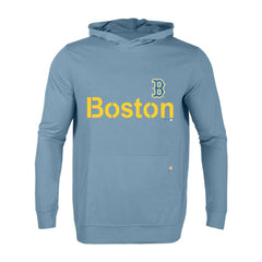 Boston Red Sox Levelwear City Connect Relay Core Logo Pullover Hoodie - Light Blue Hoodies