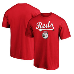 Cincinnati Reds Team Lockup T-Shirt - Red T-shirts