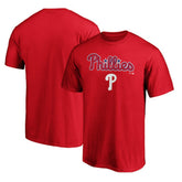 Philadelphia Phillies Team Lockup T-Shirt - Red T-shirts