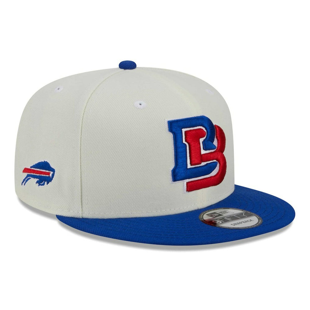 Buffalo Bills New Era City Originals 9FIFTY Snapback Hat Cream/Royal