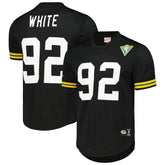 Reggie White Green Bay Packers Retired Player Name and Number Mesh Top Black