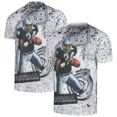 Bo Jackson Las Vegas Raiders Retired Player Name & Number Burst T-Shirt White