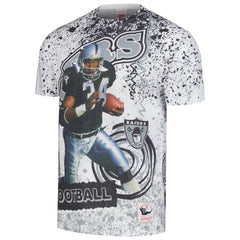 Bo Jackson Las Vegas Raiders Retired Player Name & Number Burst T-Shirt White