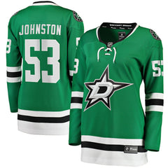NHL Wyatt Johnston Dallas Stars Fanatics Women's Home Breakaway Player Jersey - Kelly Green